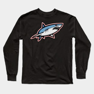 GAMER LOGO SHARK Long Sleeve T-Shirt